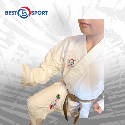 BEST SPORT Kumite Anzug Umi weiß – Bild 4